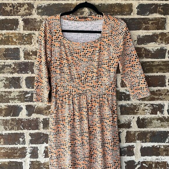 J. McLaughlin Geometric Print Catalina Cloth Dress XS - Picture 2 of 7